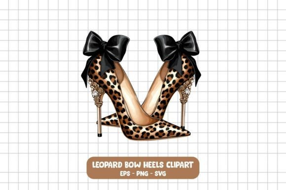 Download Leopard Bow High Heels | Glam Fashion - Glam Collection