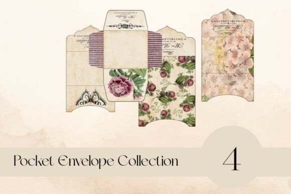 Download Printable Junk Journal Pocket Envelopes: - Envelopes Collection