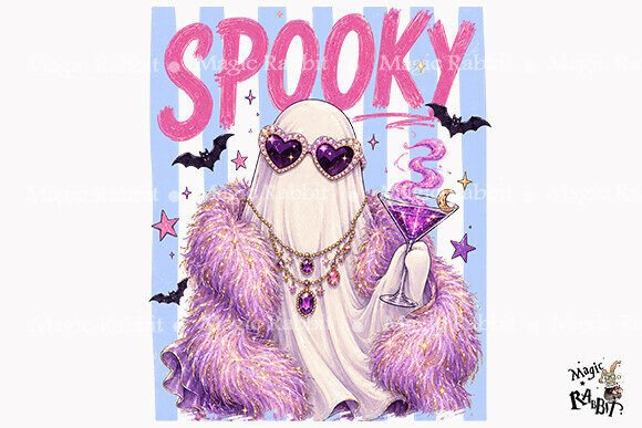 Download Spooky Glam Ghost PNG Design - Glam Collection