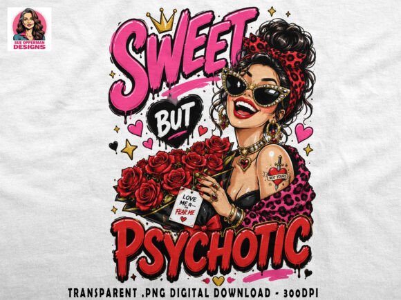 Download Sweet but Psycho PNG | Glam Queen Design - Glam Collection